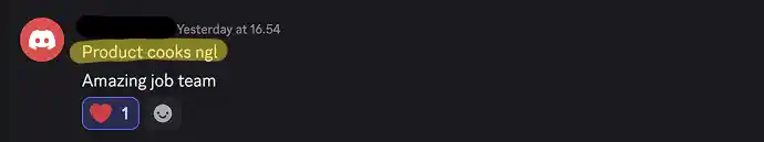 User review
